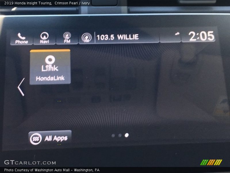 Crimson Pearl / Ivory 2019 Honda Insight Touring