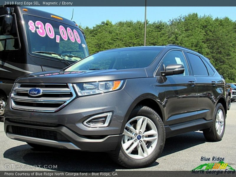 Magnetic / Ebony 2018 Ford Edge SEL