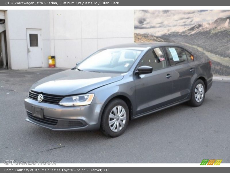 Platinum Gray Metallic / Titan Black 2014 Volkswagen Jetta S Sedan