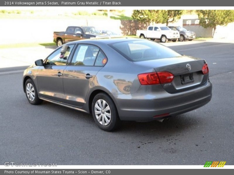 Platinum Gray Metallic / Titan Black 2014 Volkswagen Jetta S Sedan