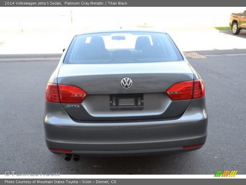 Platinum Gray Metallic / Titan Black 2014 Volkswagen Jetta S Sedan