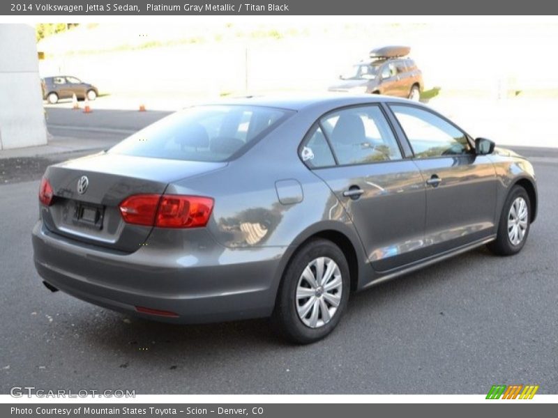 Platinum Gray Metallic / Titan Black 2014 Volkswagen Jetta S Sedan