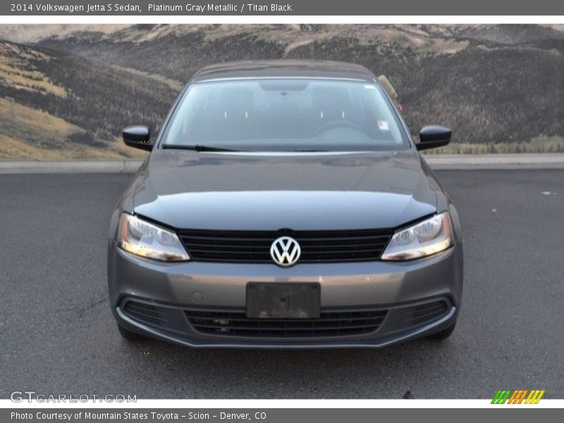 Platinum Gray Metallic / Titan Black 2014 Volkswagen Jetta S Sedan