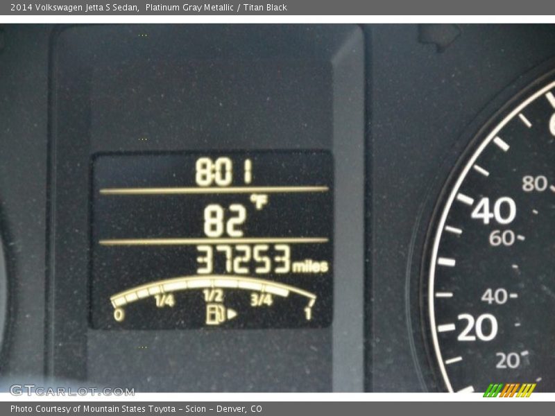 Platinum Gray Metallic / Titan Black 2014 Volkswagen Jetta S Sedan