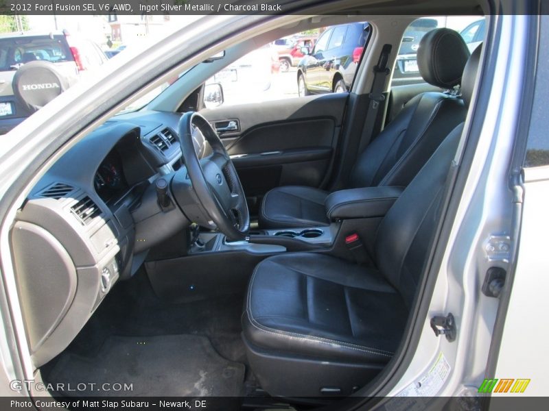 Ingot Silver Metallic / Charcoal Black 2012 Ford Fusion SEL V6 AWD