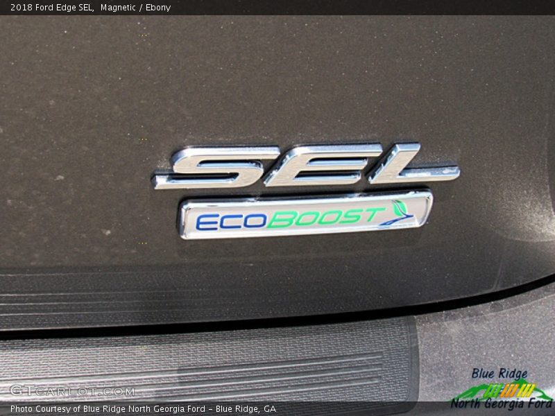 Magnetic / Ebony 2018 Ford Edge SEL