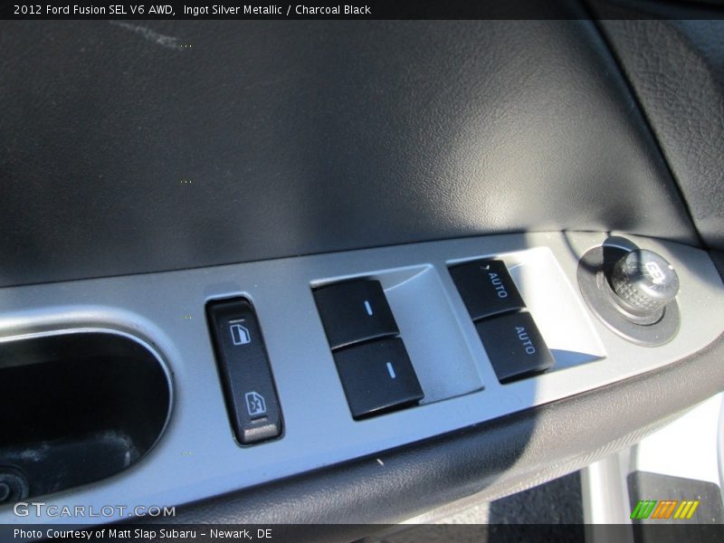 Ingot Silver Metallic / Charcoal Black 2012 Ford Fusion SEL V6 AWD