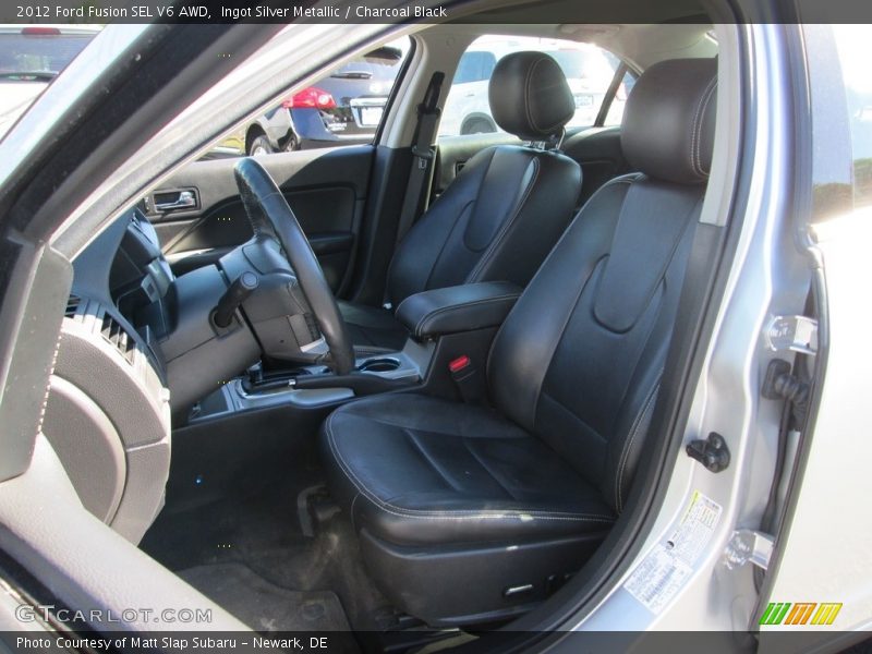 Ingot Silver Metallic / Charcoal Black 2012 Ford Fusion SEL V6 AWD