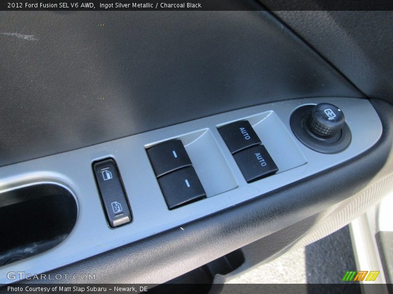 Ingot Silver Metallic / Charcoal Black 2012 Ford Fusion SEL V6 AWD