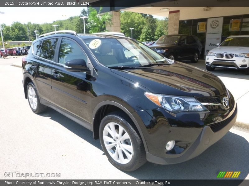 Black / Latte 2015 Toyota RAV4 Limited AWD