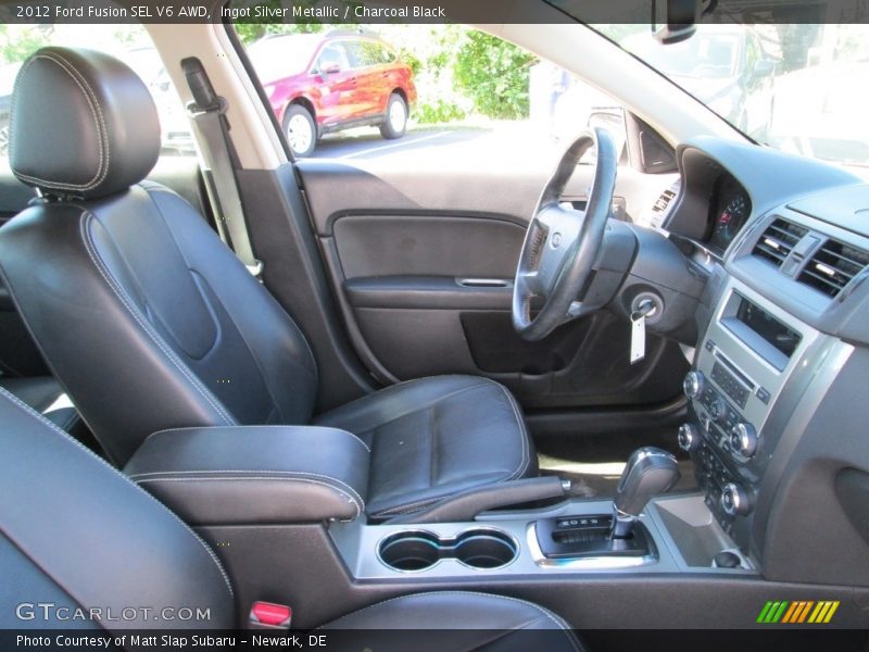 Ingot Silver Metallic / Charcoal Black 2012 Ford Fusion SEL V6 AWD