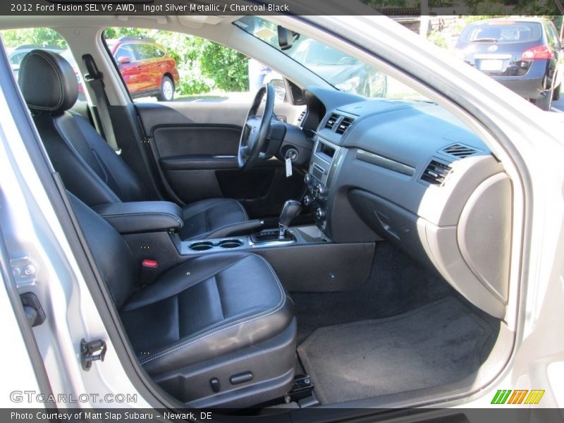 Ingot Silver Metallic / Charcoal Black 2012 Ford Fusion SEL V6 AWD