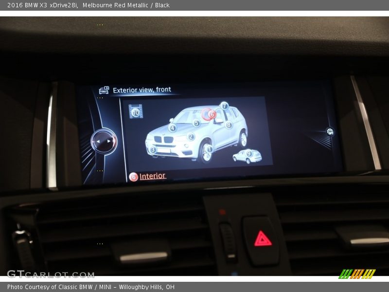 Melbourne Red Metallic / Black 2016 BMW X3 xDrive28i
