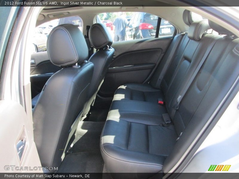 Ingot Silver Metallic / Charcoal Black 2012 Ford Fusion SEL V6 AWD