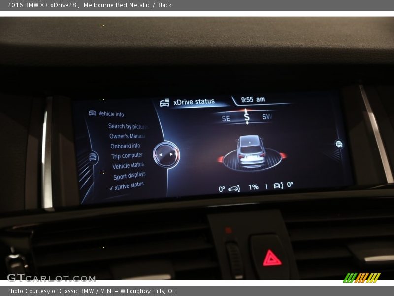 Melbourne Red Metallic / Black 2016 BMW X3 xDrive28i