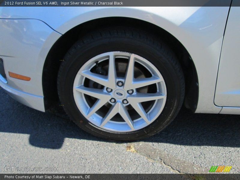 Ingot Silver Metallic / Charcoal Black 2012 Ford Fusion SEL V6 AWD