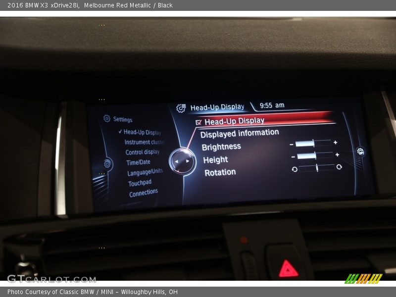 Melbourne Red Metallic / Black 2016 BMW X3 xDrive28i