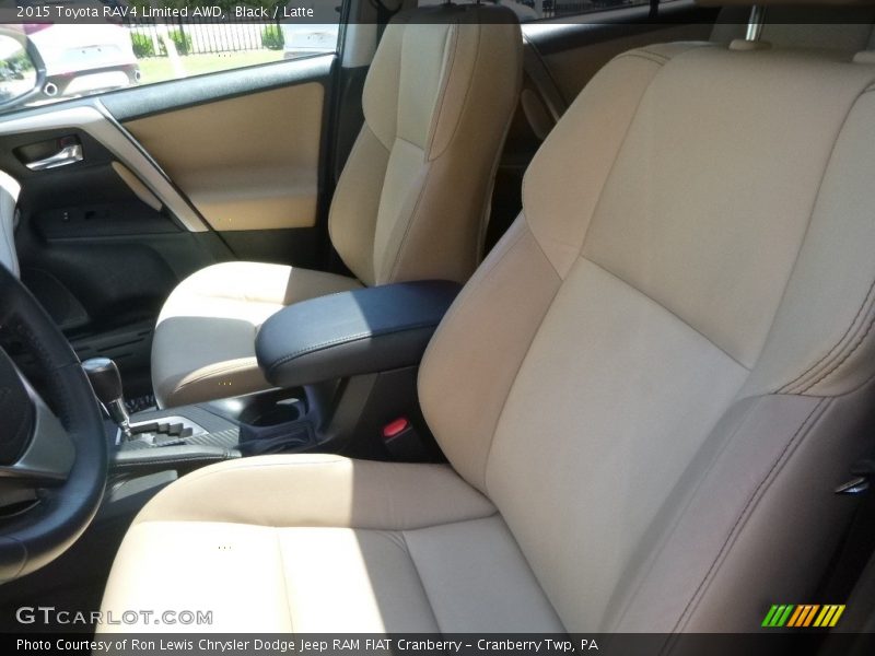 Black / Latte 2015 Toyota RAV4 Limited AWD