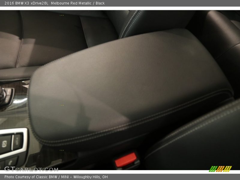 Melbourne Red Metallic / Black 2016 BMW X3 xDrive28i