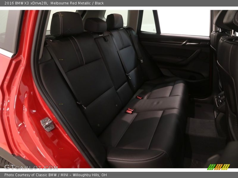 Melbourne Red Metallic / Black 2016 BMW X3 xDrive28i