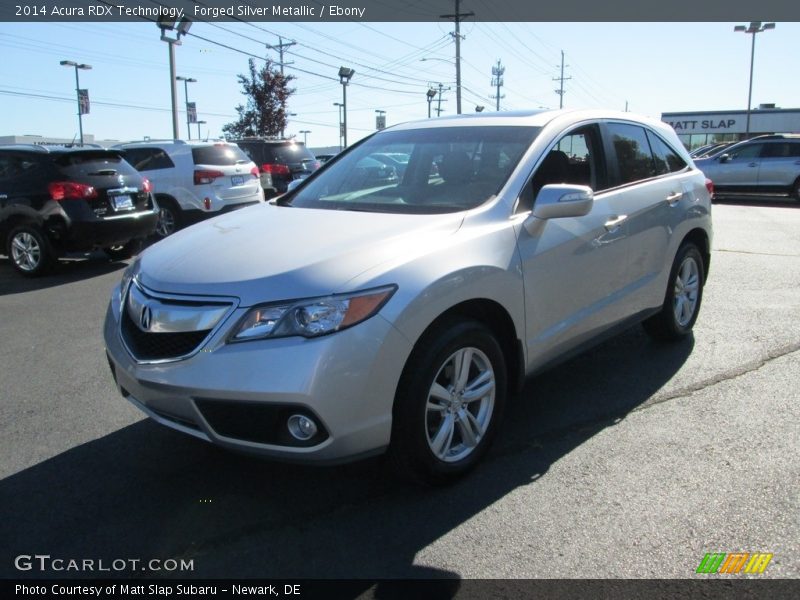 Forged Silver Metallic / Ebony 2014 Acura RDX Technology