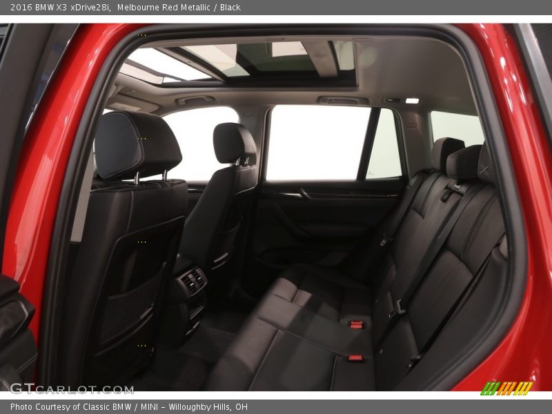 Melbourne Red Metallic / Black 2016 BMW X3 xDrive28i