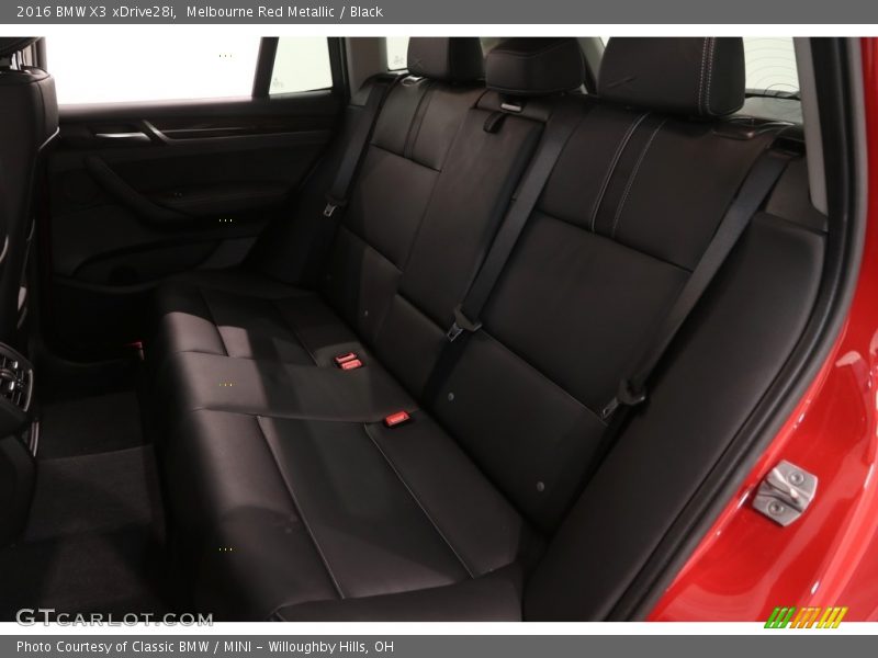 Melbourne Red Metallic / Black 2016 BMW X3 xDrive28i