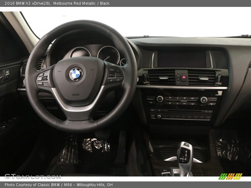 Melbourne Red Metallic / Black 2016 BMW X3 xDrive28i