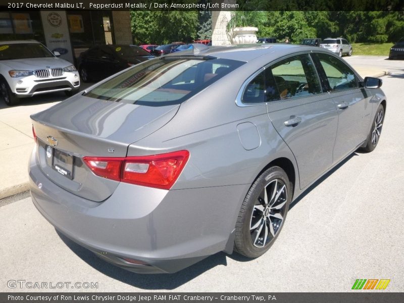 Pepperdust Metallic / Dark Atmosphere/Loft Brown 2017 Chevrolet Malibu LT