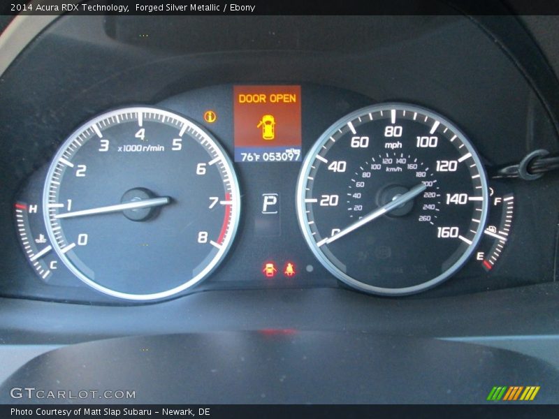 Forged Silver Metallic / Ebony 2014 Acura RDX Technology