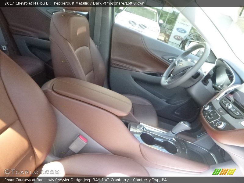 Pepperdust Metallic / Dark Atmosphere/Loft Brown 2017 Chevrolet Malibu LT