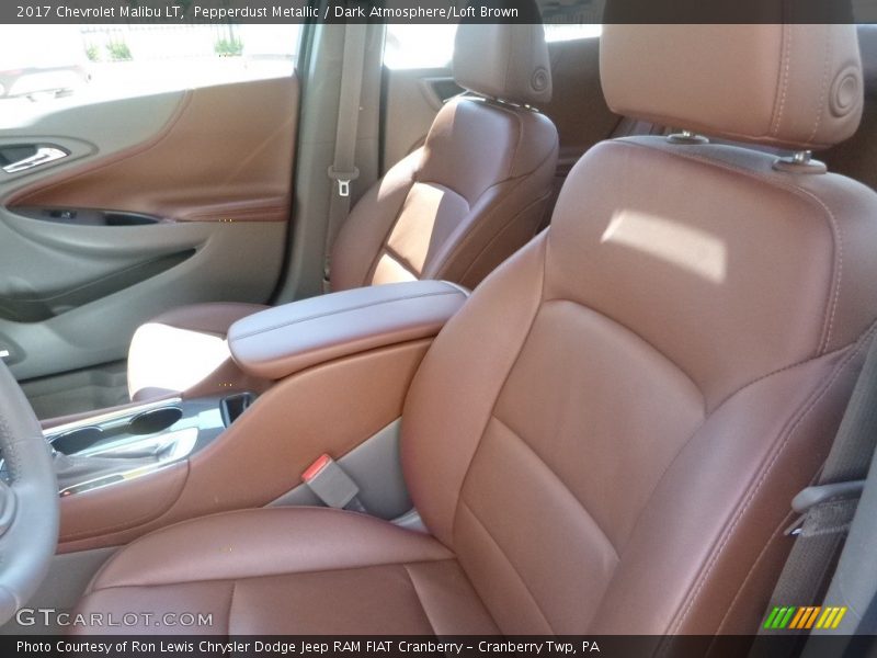 Pepperdust Metallic / Dark Atmosphere/Loft Brown 2017 Chevrolet Malibu LT