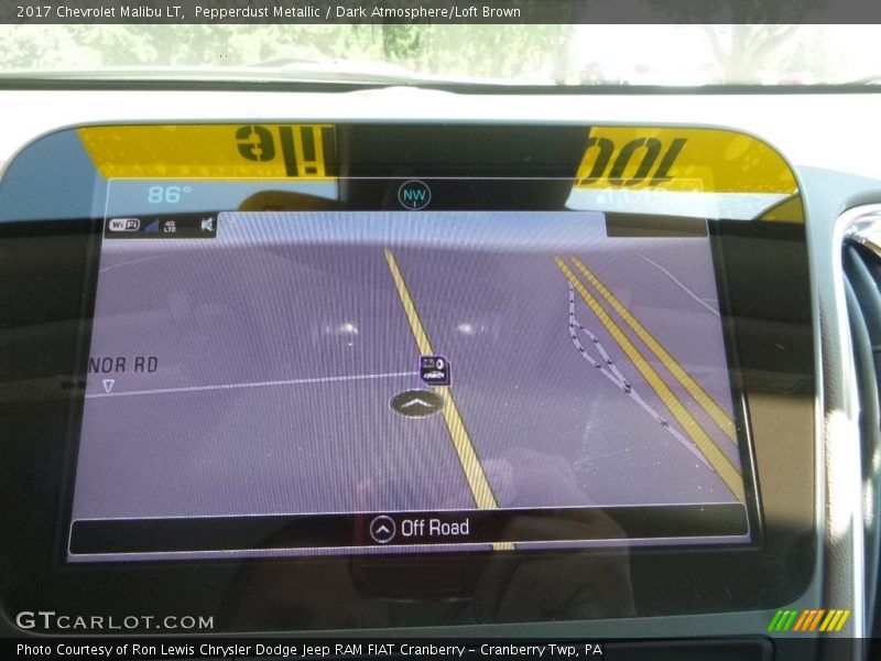 Pepperdust Metallic / Dark Atmosphere/Loft Brown 2017 Chevrolet Malibu LT