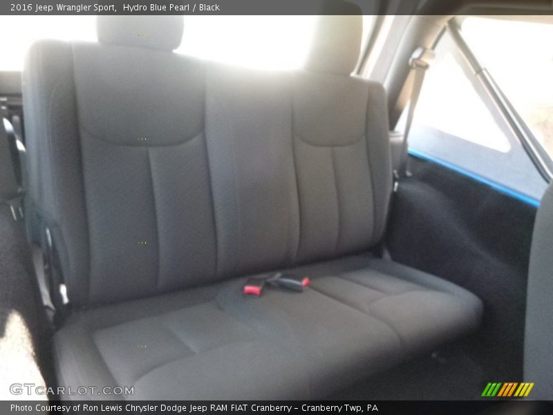 Hydro Blue Pearl / Black 2016 Jeep Wrangler Sport