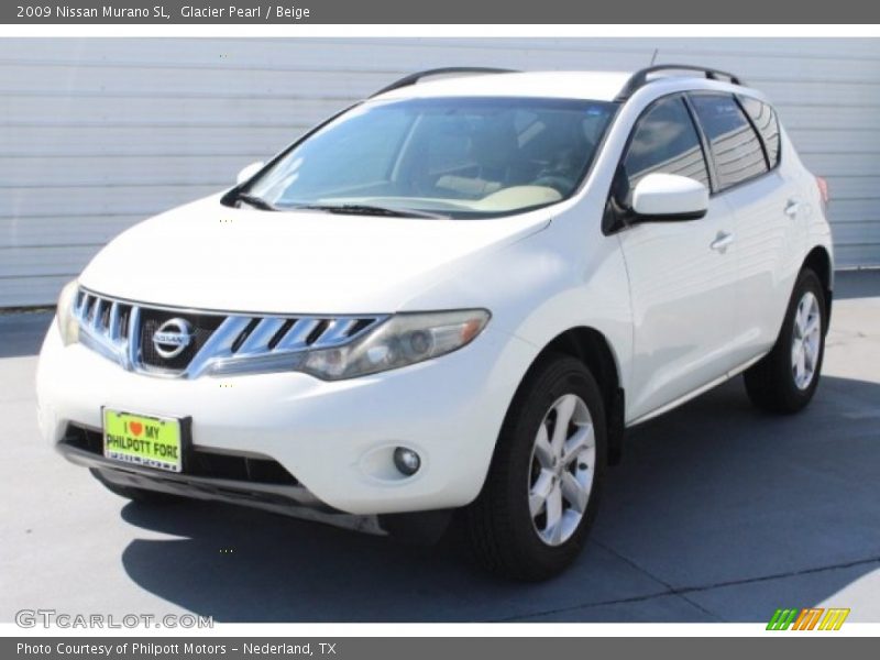 Glacier Pearl / Beige 2009 Nissan Murano SL