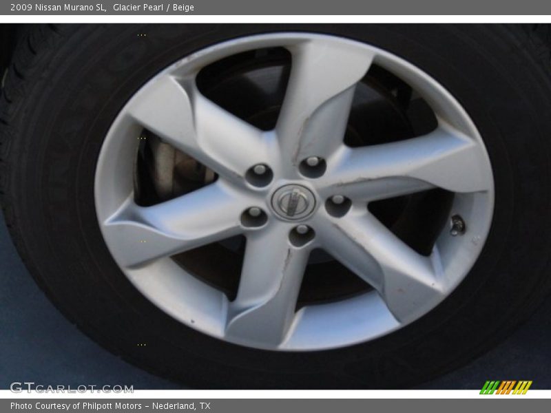 Glacier Pearl / Beige 2009 Nissan Murano SL