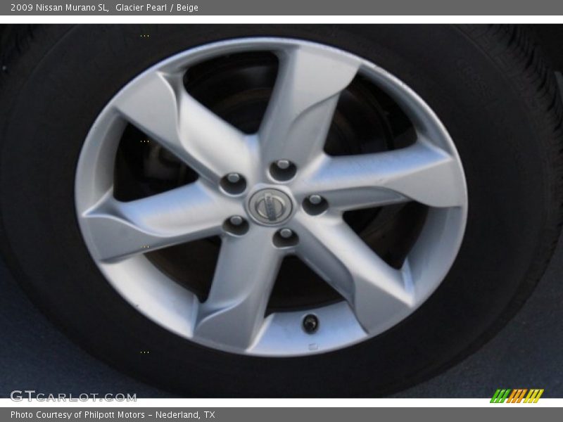 Glacier Pearl / Beige 2009 Nissan Murano SL