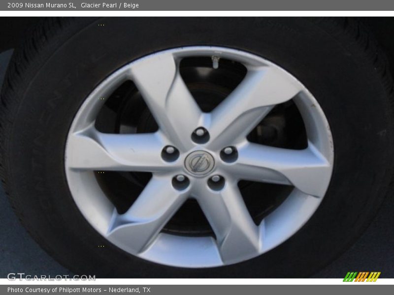 Glacier Pearl / Beige 2009 Nissan Murano SL