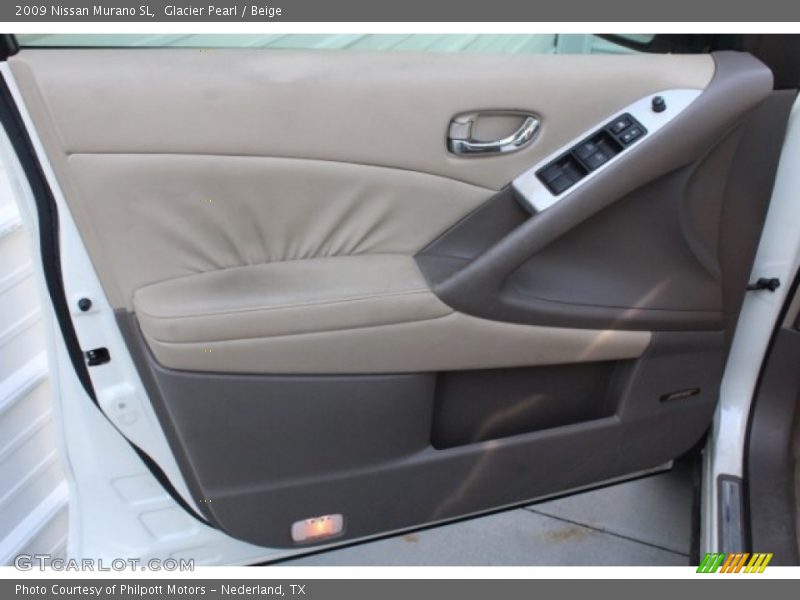 Glacier Pearl / Beige 2009 Nissan Murano SL
