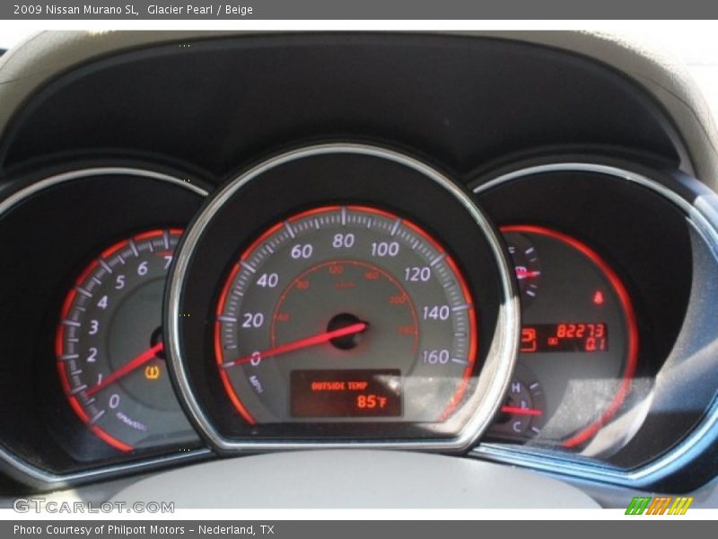 Glacier Pearl / Beige 2009 Nissan Murano SL