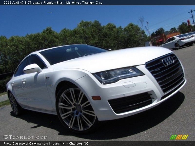 Ibis White / Titanium Grey 2012 Audi A7 3.0T quattro Premium Plus