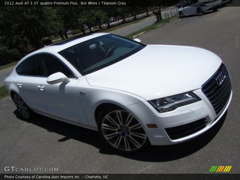 Ibis White / Titanium Grey 2012 Audi A7 3.0T quattro Premium Plus