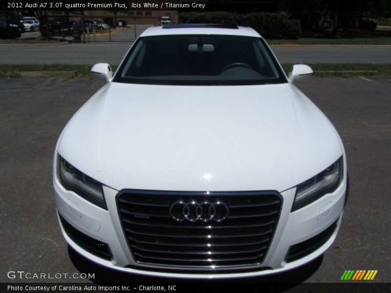 Ibis White / Titanium Grey 2012 Audi A7 3.0T quattro Premium Plus