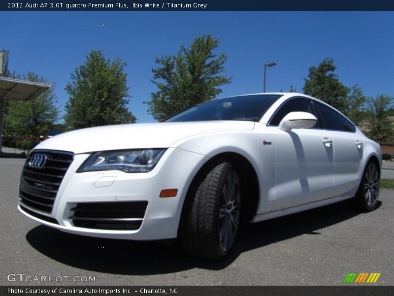 Ibis White / Titanium Grey 2012 Audi A7 3.0T quattro Premium Plus