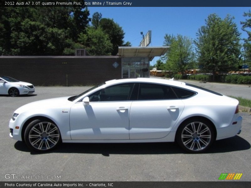 Ibis White / Titanium Grey 2012 Audi A7 3.0T quattro Premium Plus