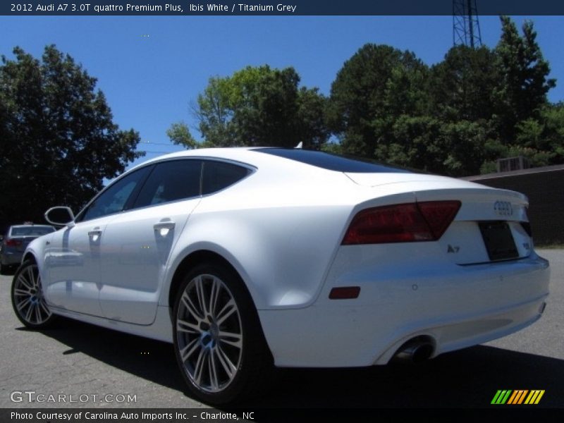 Ibis White / Titanium Grey 2012 Audi A7 3.0T quattro Premium Plus