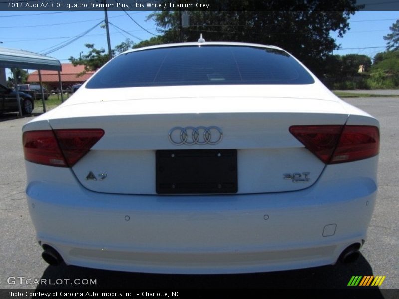 Ibis White / Titanium Grey 2012 Audi A7 3.0T quattro Premium Plus