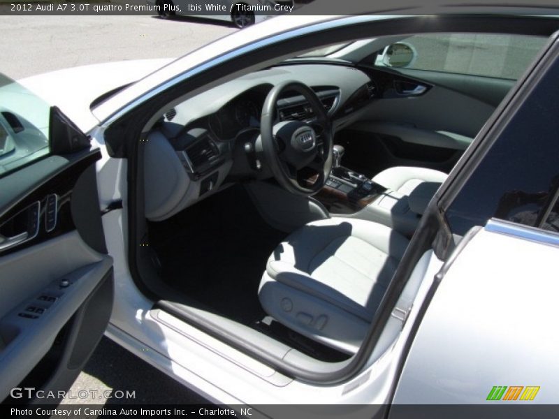 Ibis White / Titanium Grey 2012 Audi A7 3.0T quattro Premium Plus