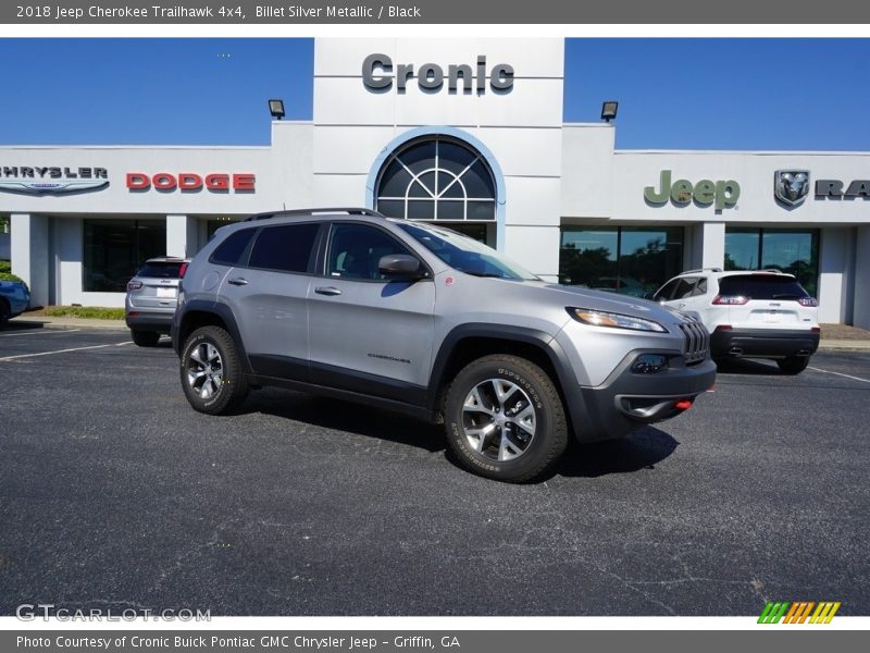 Billet Silver Metallic / Black 2018 Jeep Cherokee Trailhawk 4x4
