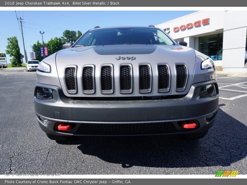 Billet Silver Metallic / Black 2018 Jeep Cherokee Trailhawk 4x4